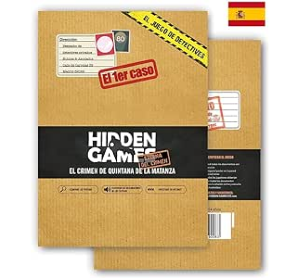 Carpetes amb el logo de Hidden games i el segell top secret